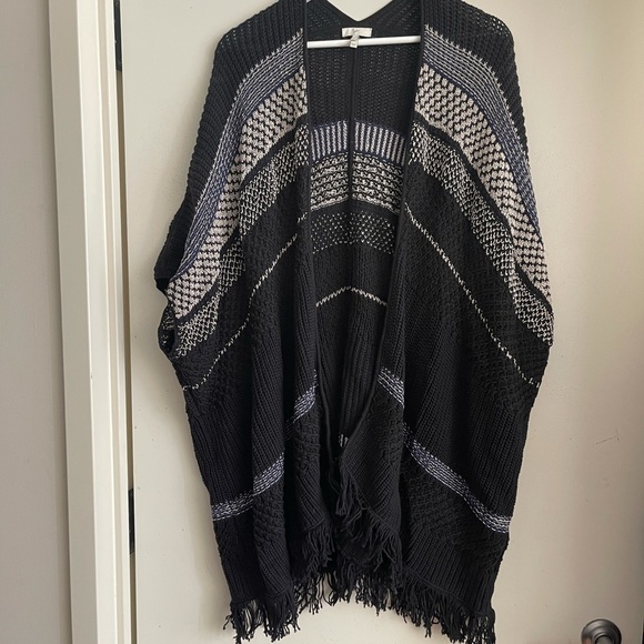 Joie Open Front Fringe Cardigan - Picture 1 of 6